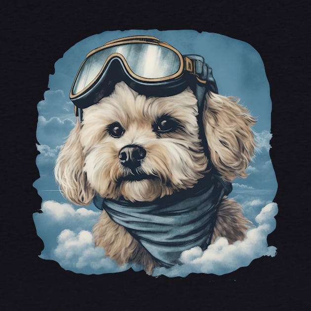 Aviator dog by GreenMary Design